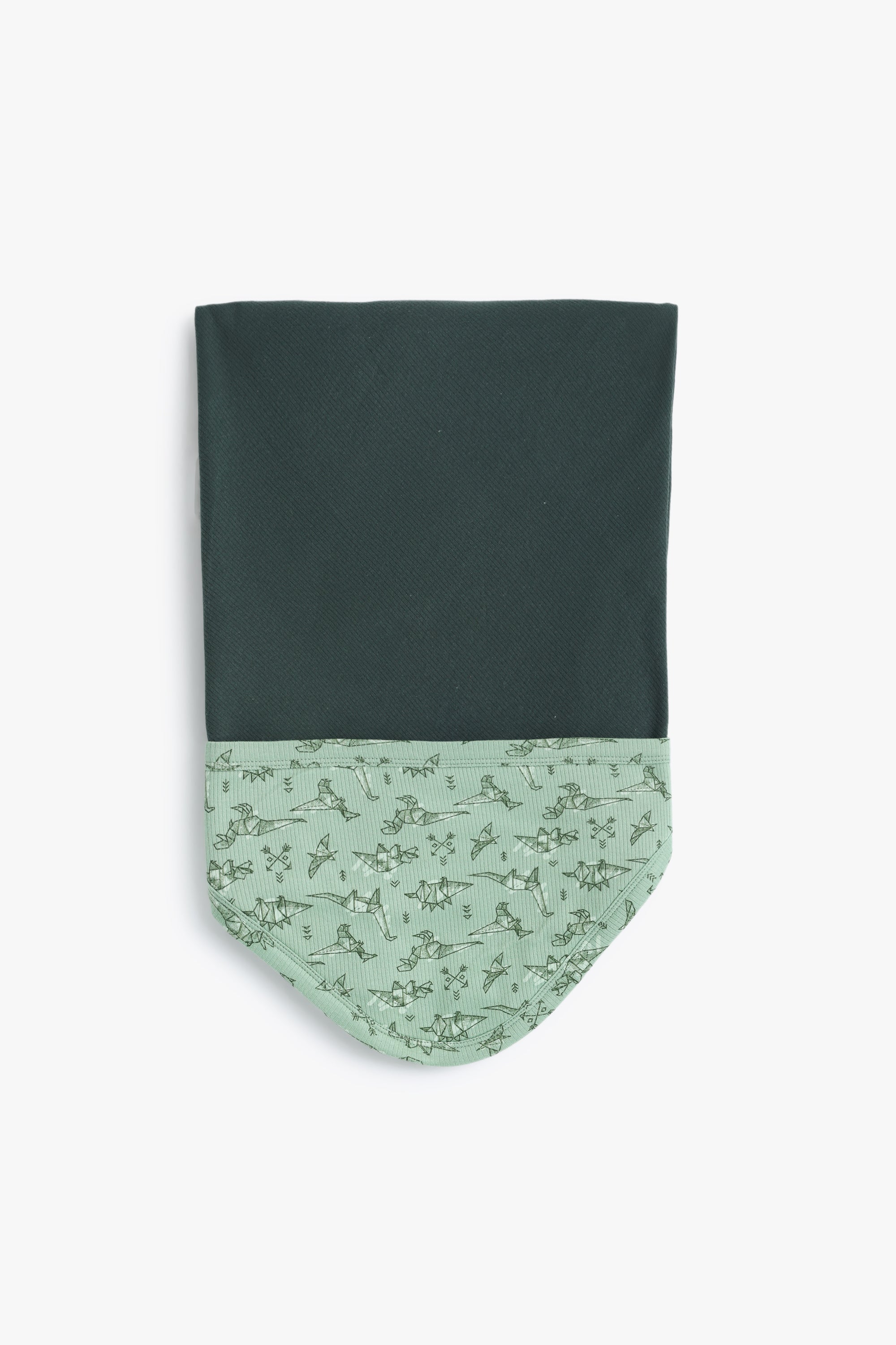 Junior Baby Dino Hooded Blanket - Forest