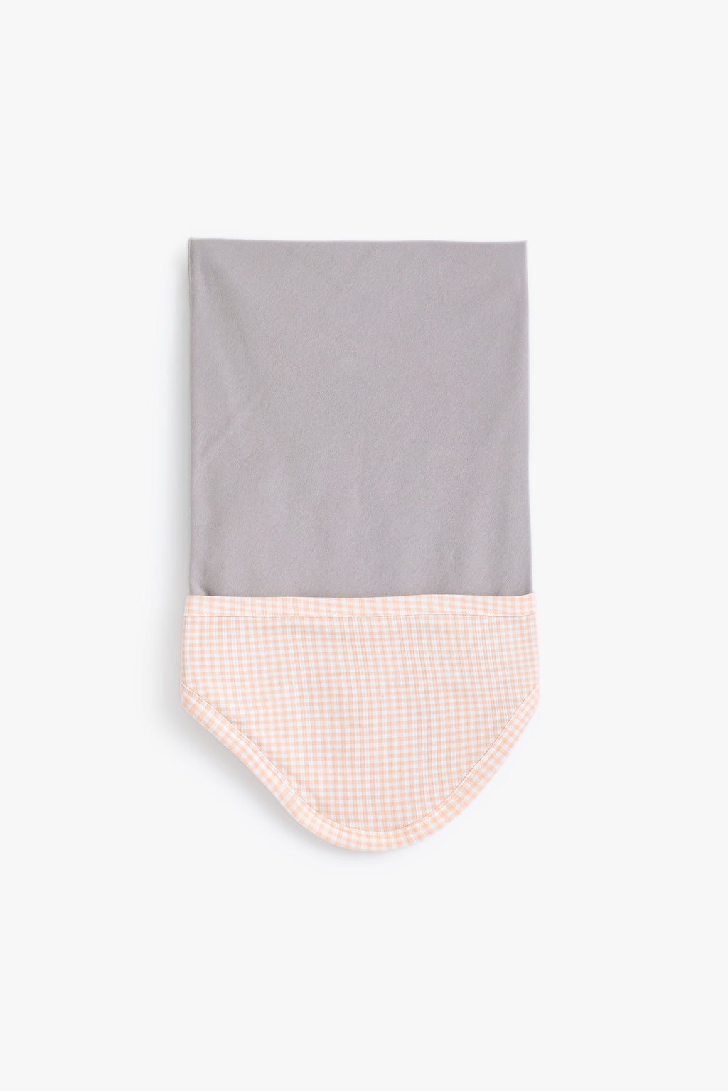 Junior Hello Bunny Hooded Blanket - Apricot Gingham