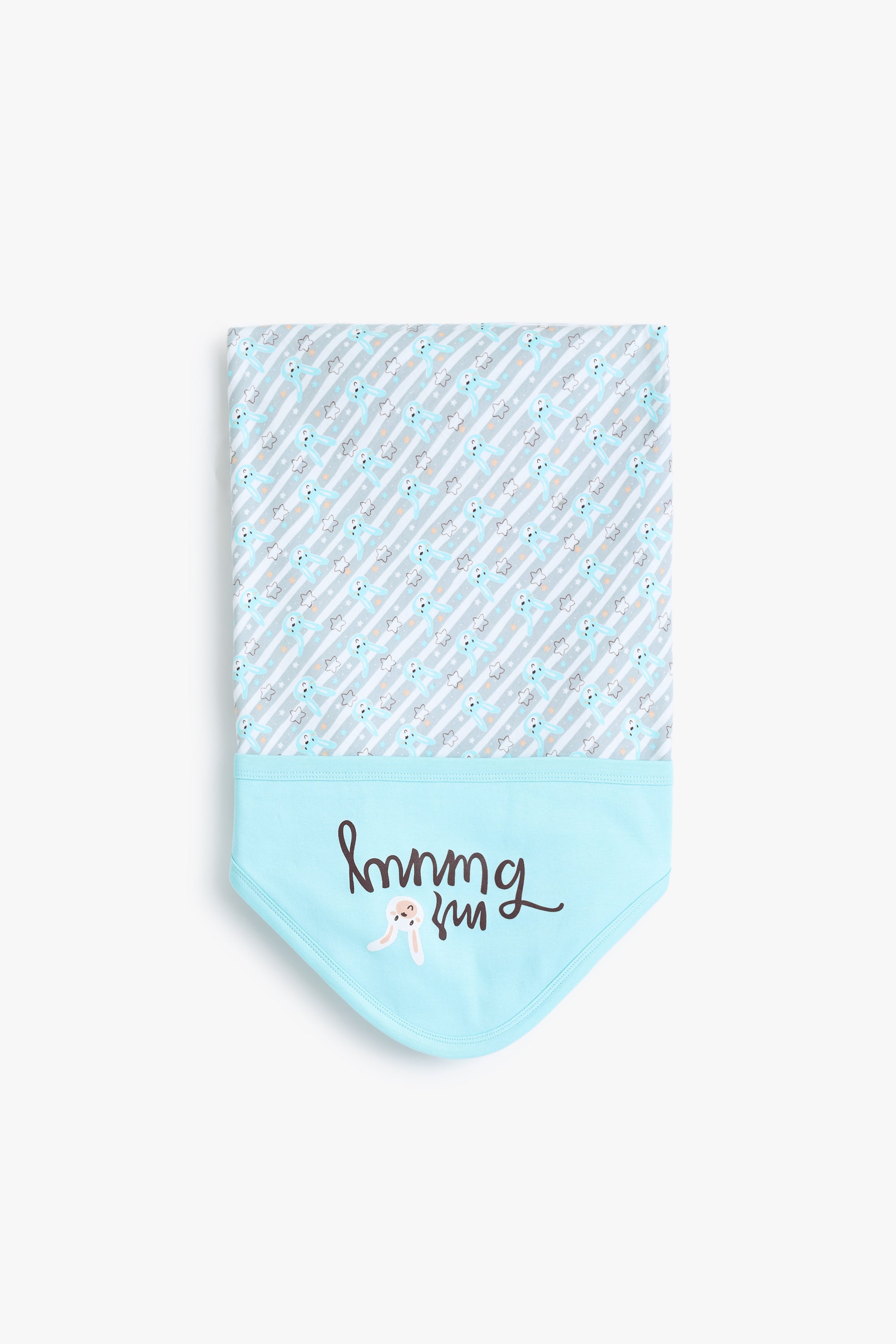 Junior Mr Bunny Hooded Blanket - Printed