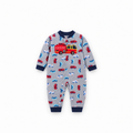 Baby Boys' Fire Engine Fleece Sleepsuit