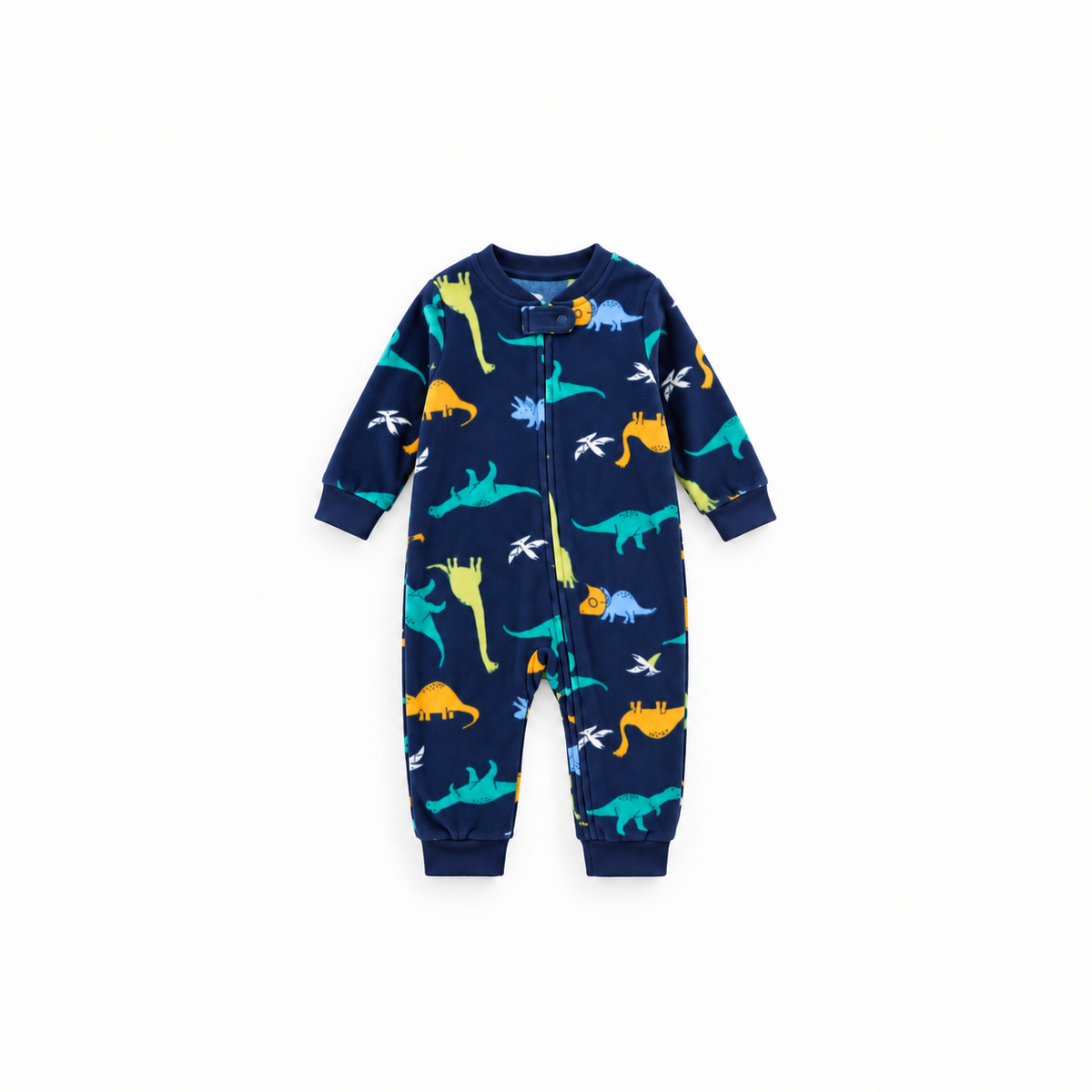 Baby Boys' Dinosaur Fleece Sleepsuit