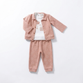 Baby Bear Waffle Set of 3 - Rose