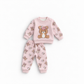 Baby Bear Sweat Set - Pink
