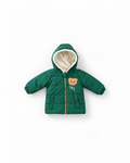 Baby Padded Hooded Coat - Green
