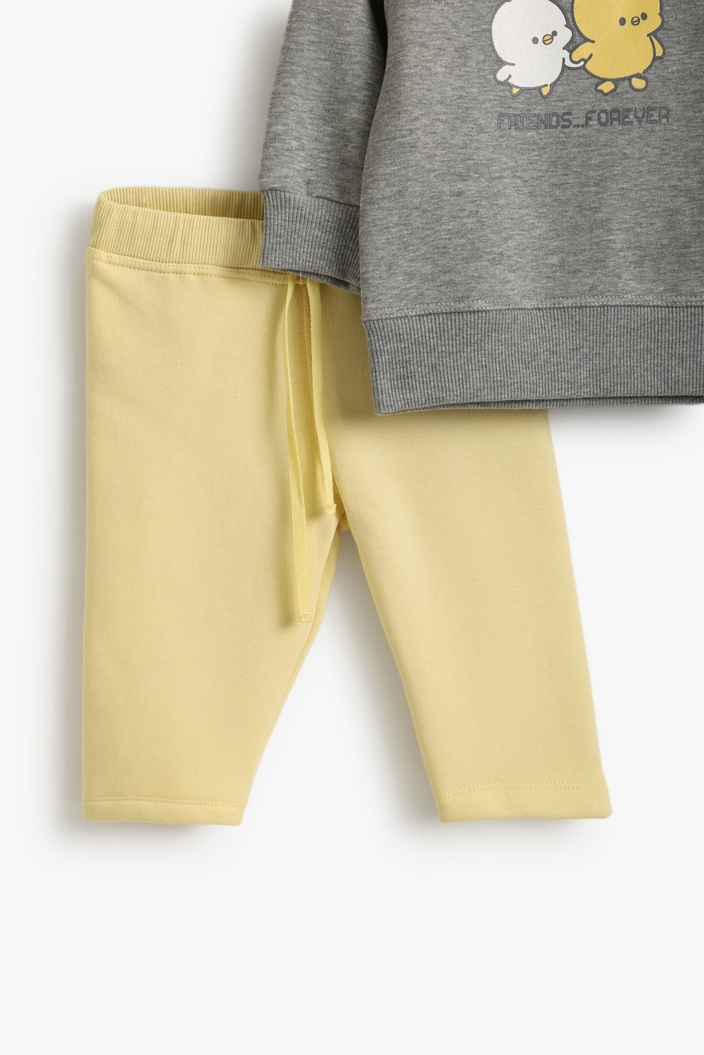 Junior Baby Pyjama Set of 2 - Tweet Tweet Grey