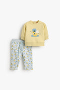 Junior Baby Pyjama Set of 2 - Tweet Tweet Yellow