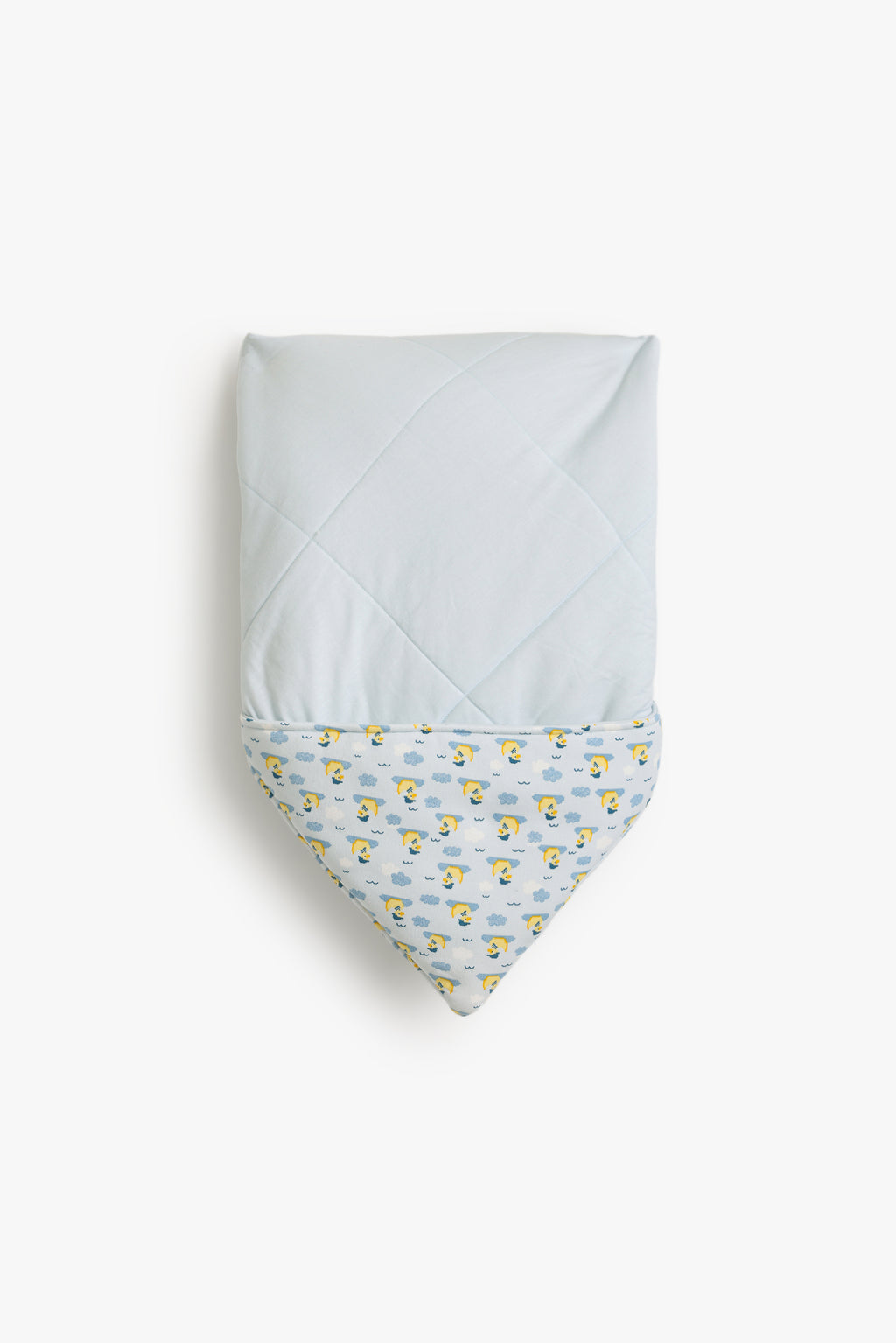 Junior Baby Swaddle Blanket - Tweet Tweet Blue