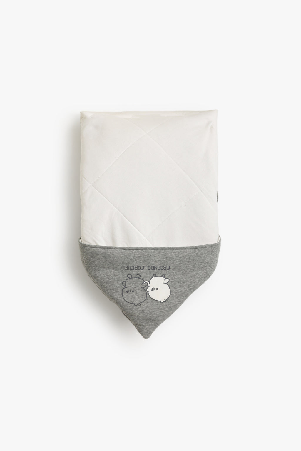 Junior Baby Swaddle Blanket - Tweet Tweet Grey
