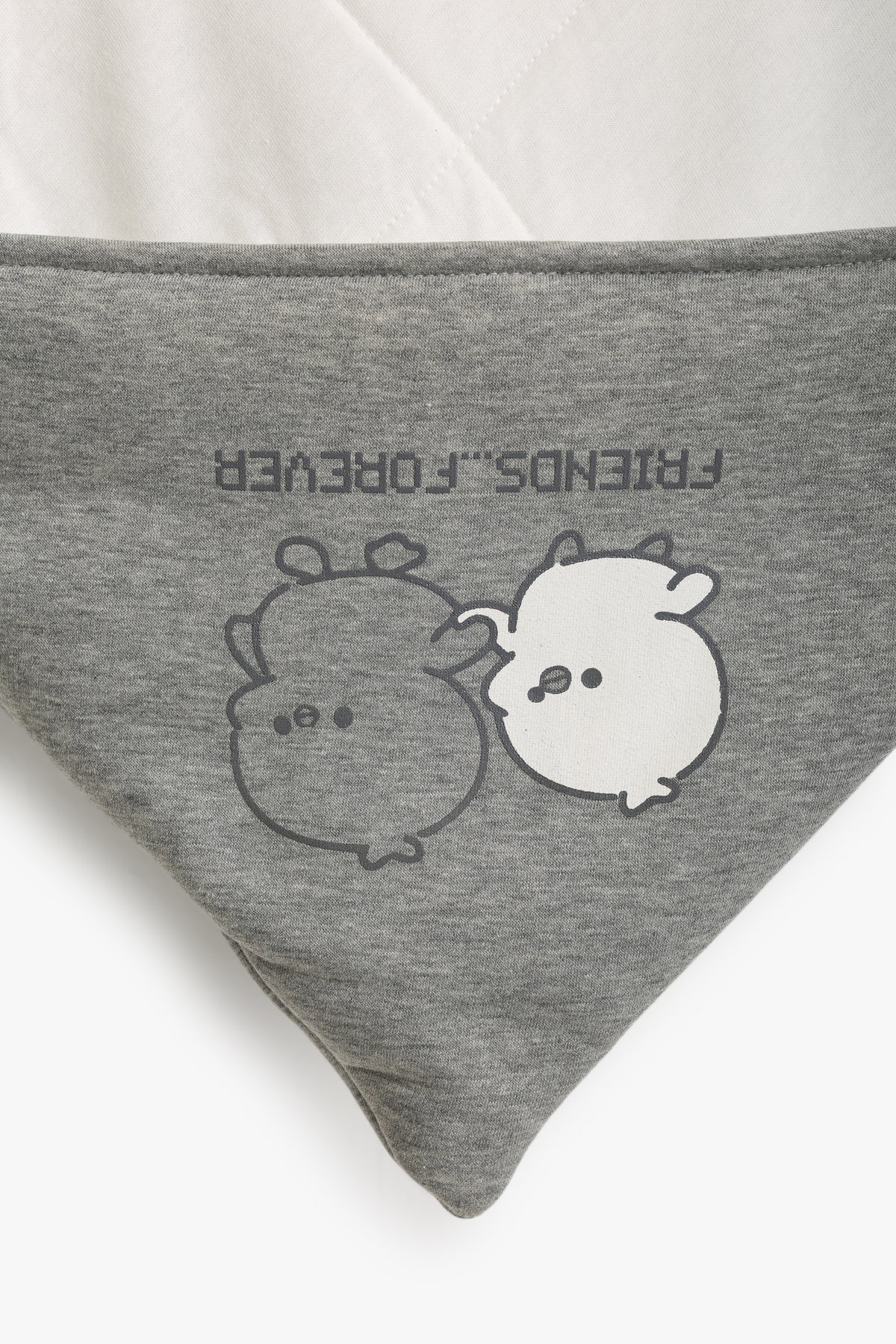 Junior Baby Swaddle Blanket - Tweet Tweet Grey