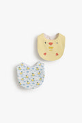 Junior Baby Bib Set of 2 - Tweet Tweet Blue