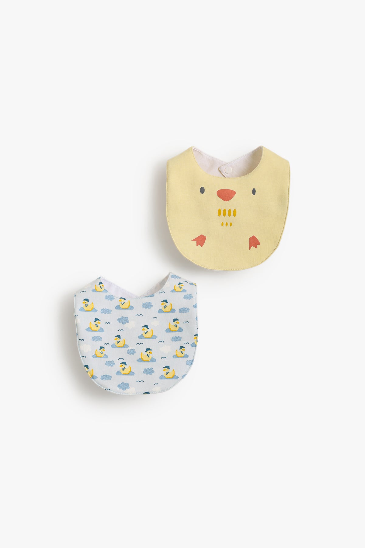 Junior Baby Bib Set of 2 - Tweet Tweet Blue