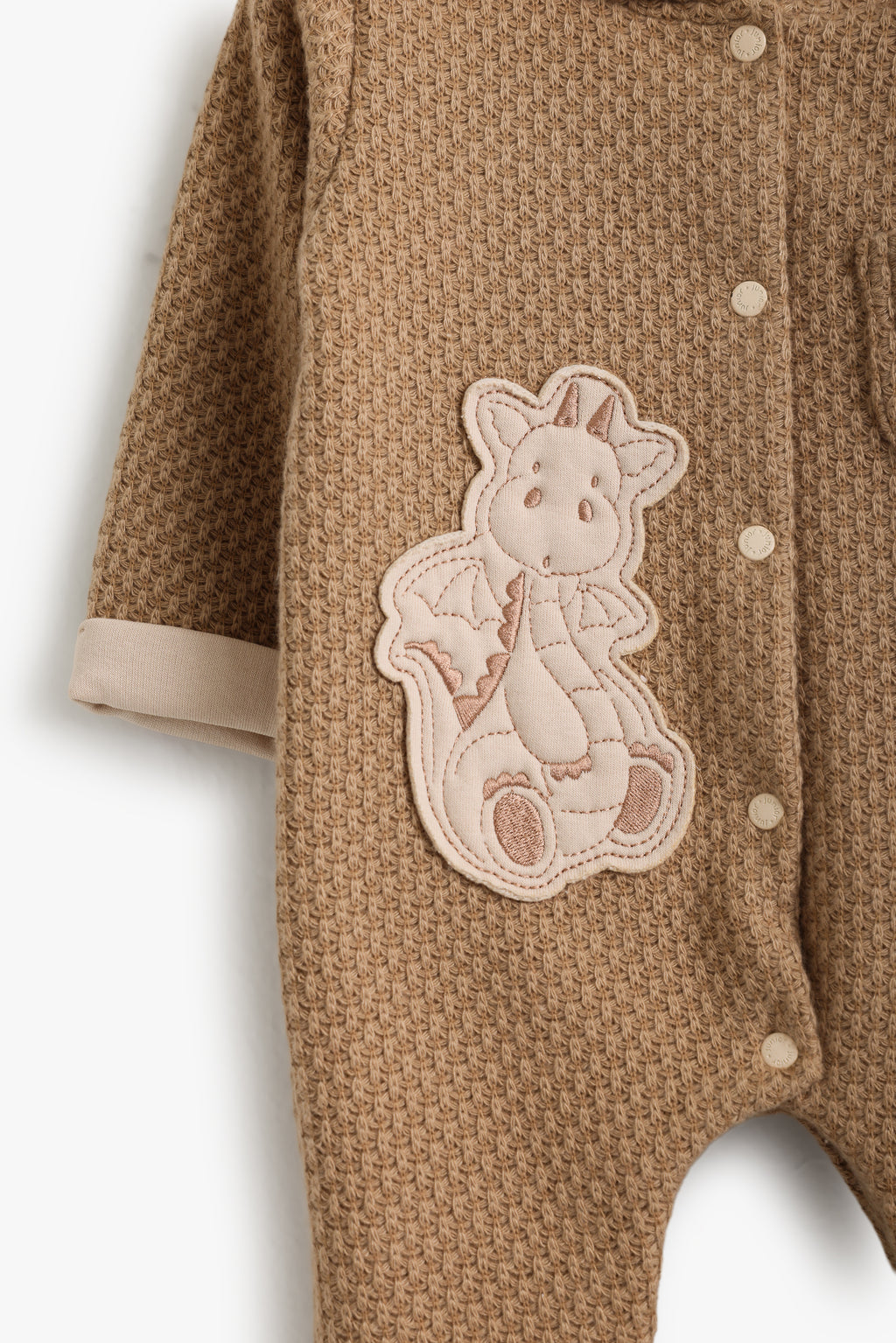 Junior Baby Romper - My Little Flame Brown