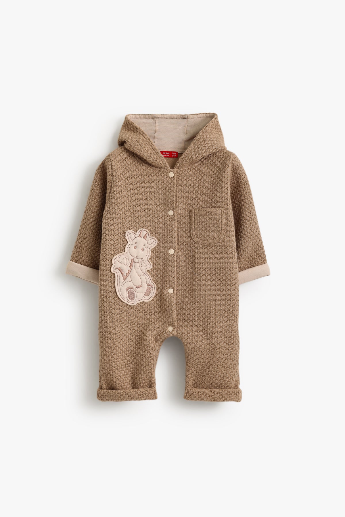 Junior Baby Romper - My Little Flame Brown