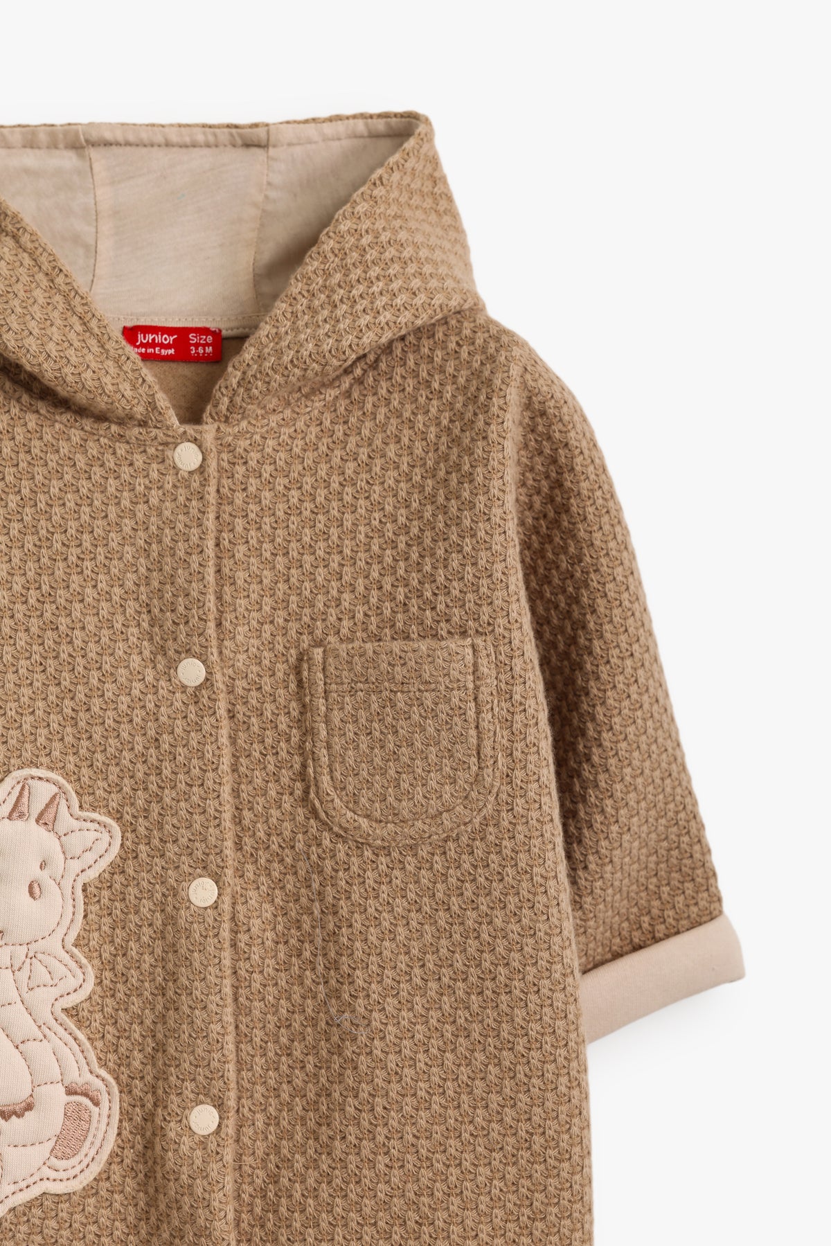 Junior Baby Romper - My Little Flame Brown