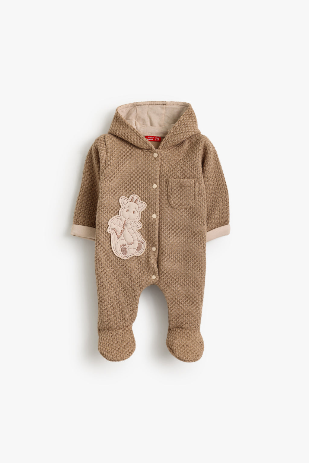 Junior Baby Romper - My Little Flame Brown