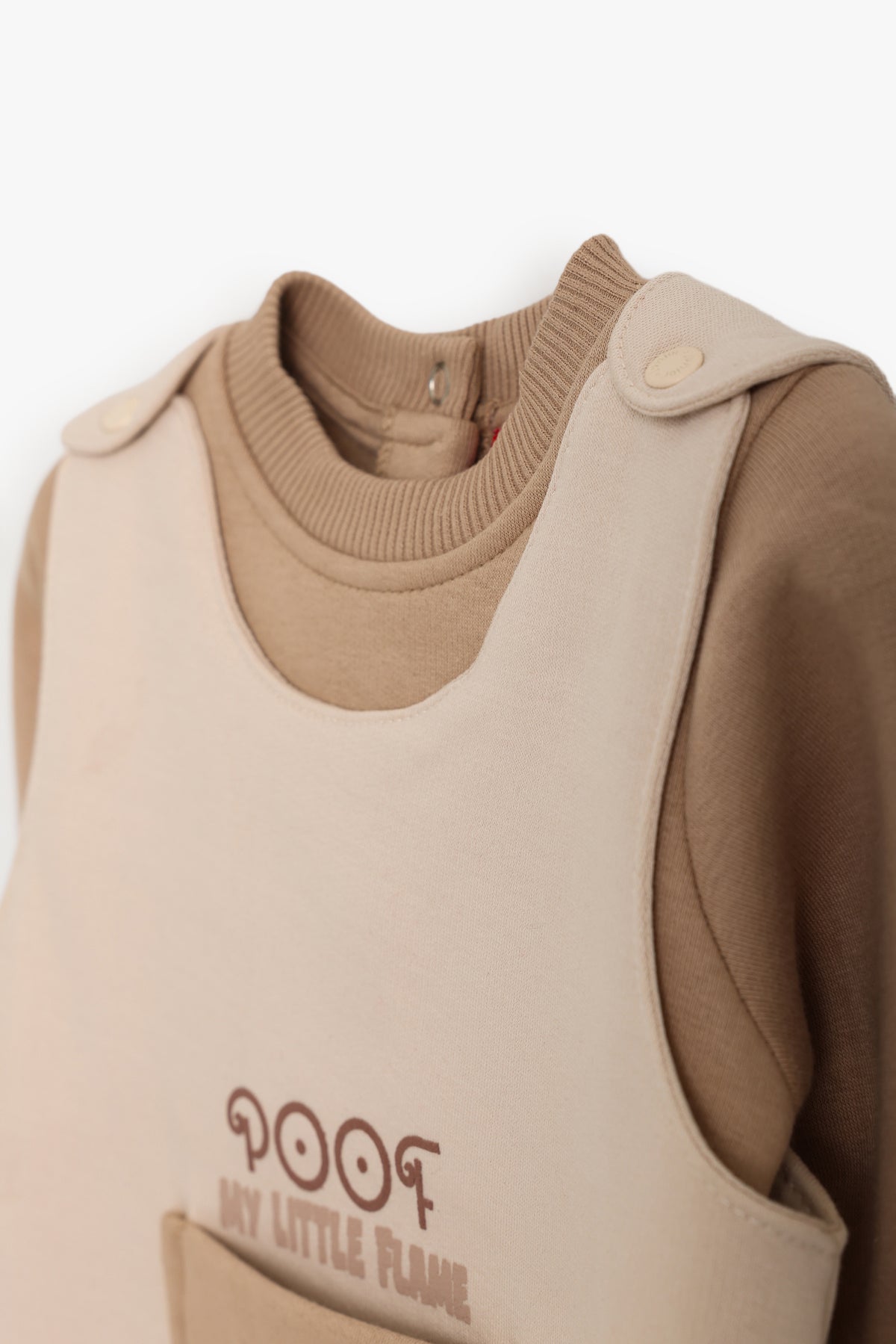 Junior Baby Romper - My Little Flame Beige