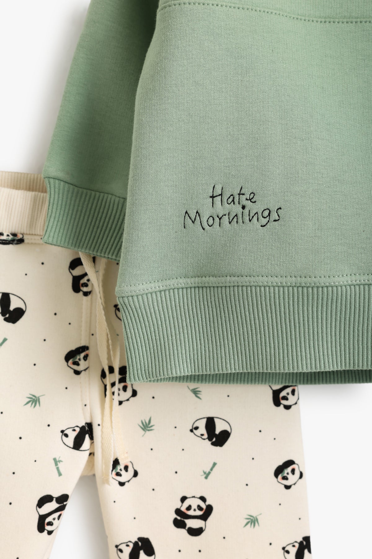 Junior Baby Pyjama Set of 2 - Panda Sage