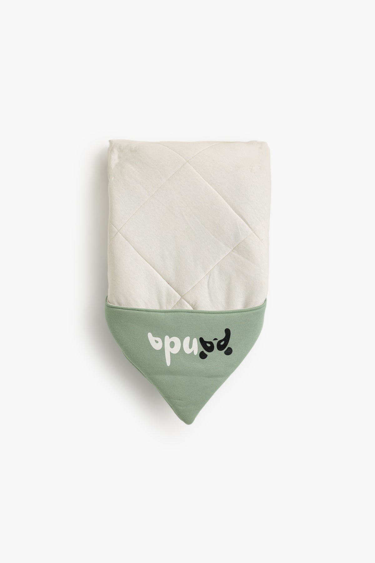 Junior Baby Swaddle Blanket - Panda Cream