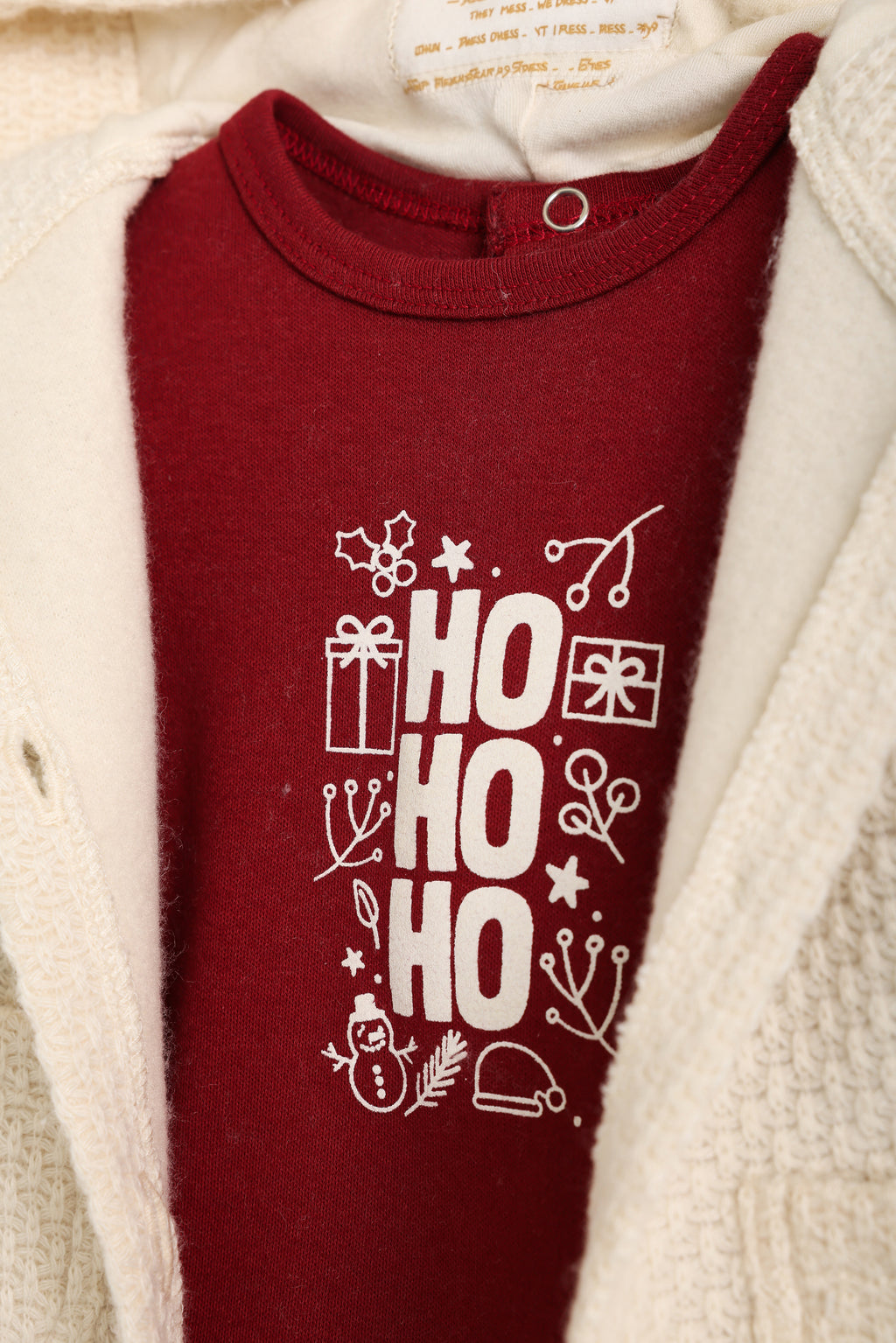 Junior Baby Set of 3 - Christmas Friends Cream