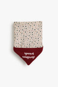 Junior Baby Swaddle Blanket - Christmas Friends Red