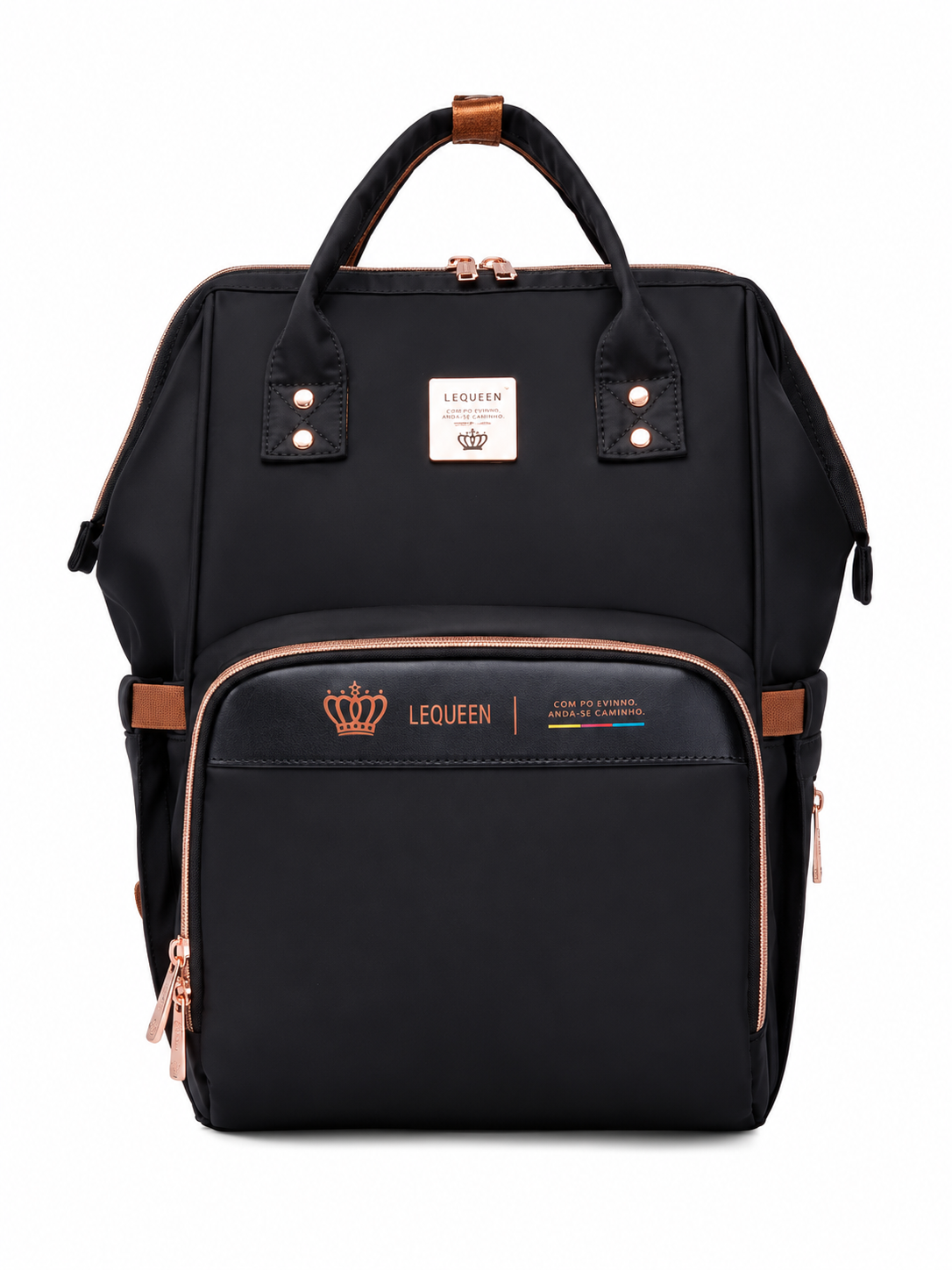 LEQUEEN Gen 8 Classic Diaper Backpack - Black