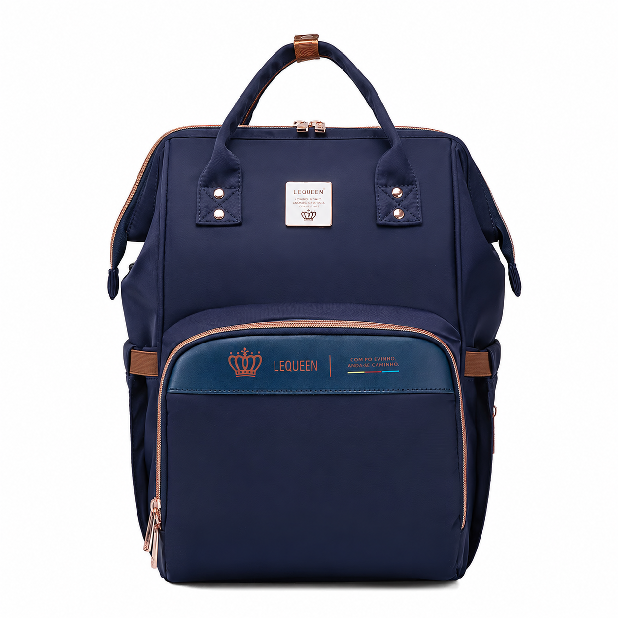 LEQUEEN Gen 8 Classic Diaper Backpack - Navy Blue