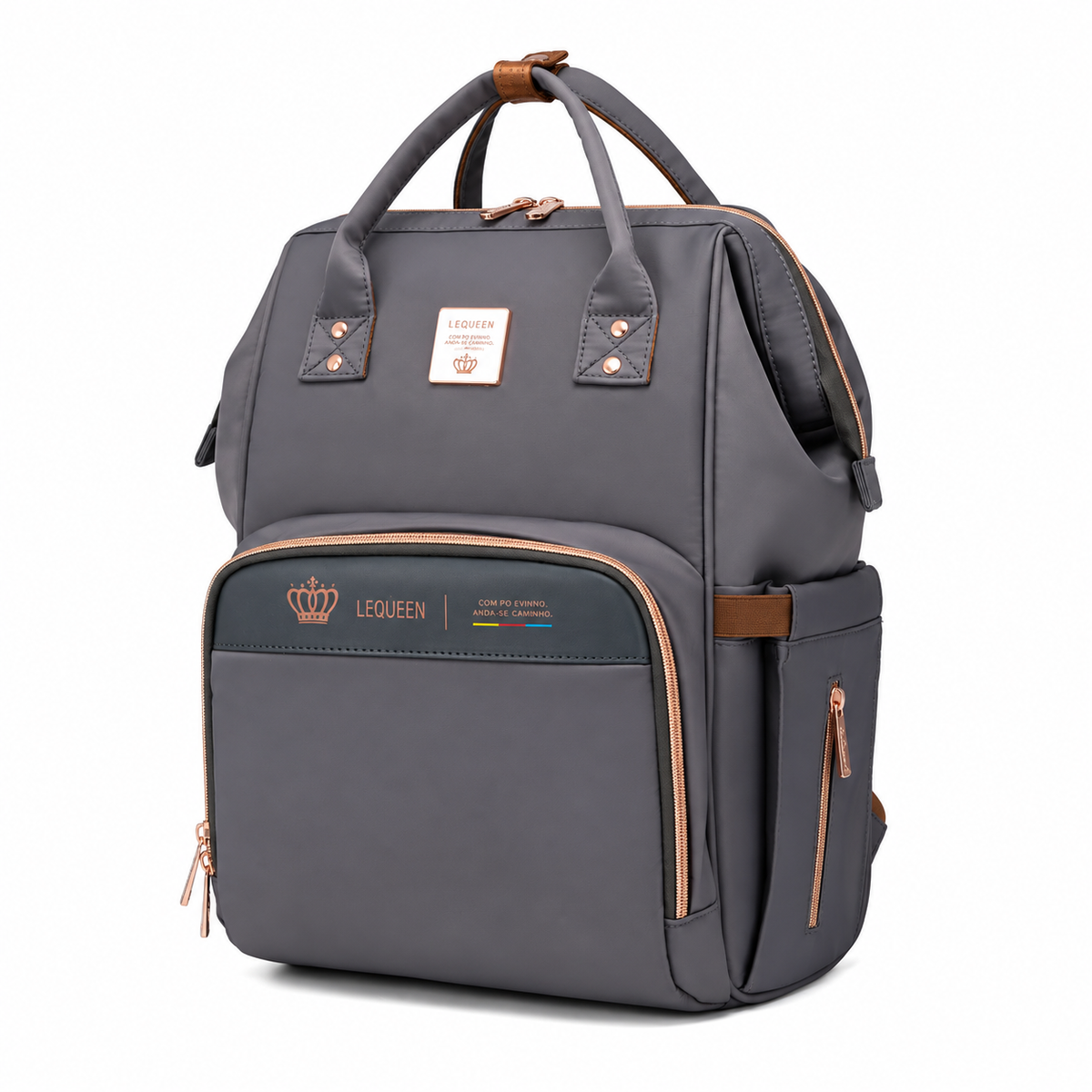 LEQUEEN Gen 8 Classic Diaper Backpack - Grey