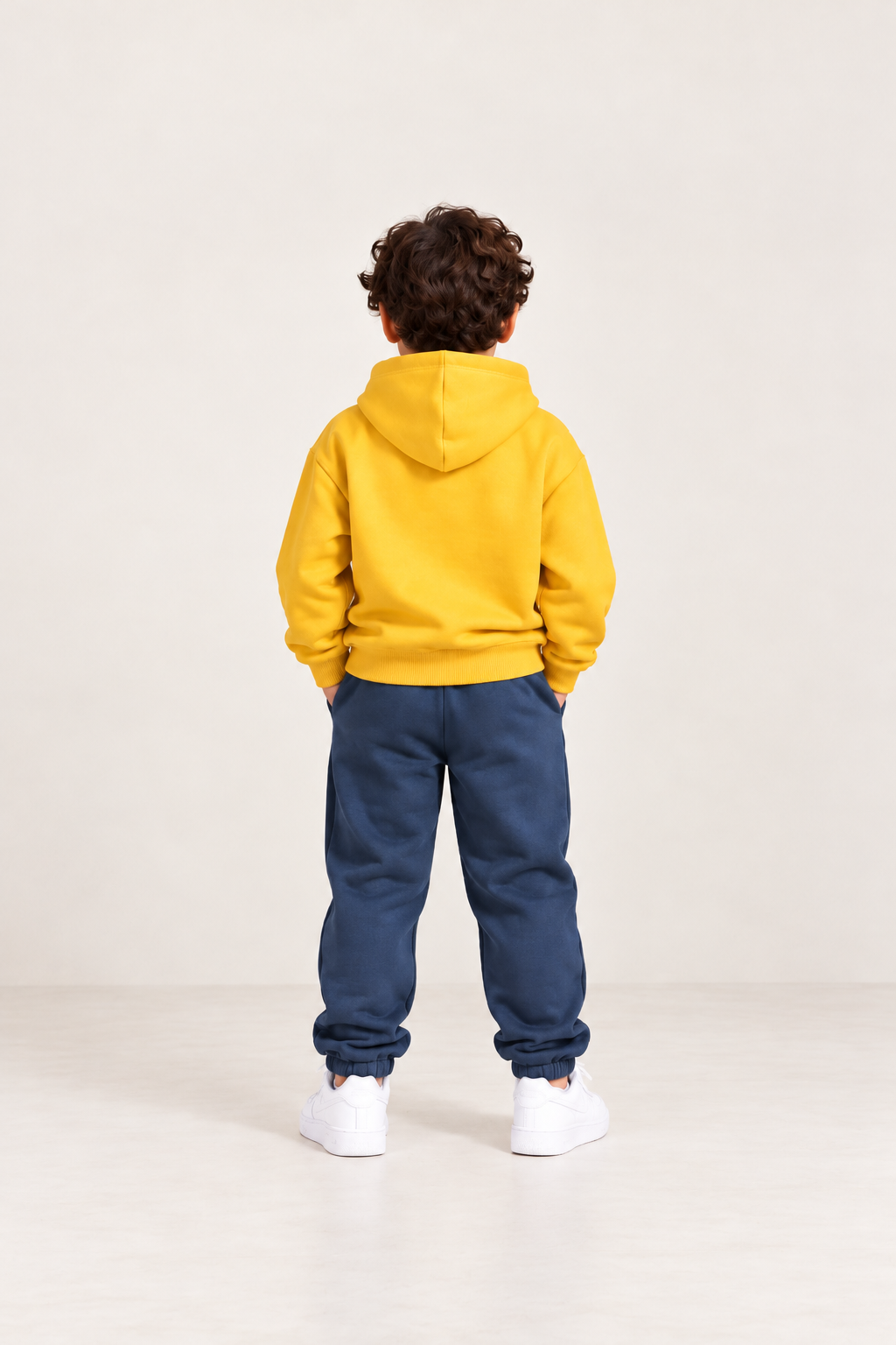 Boys' California Moto Hooded Sweat Set - Yellow