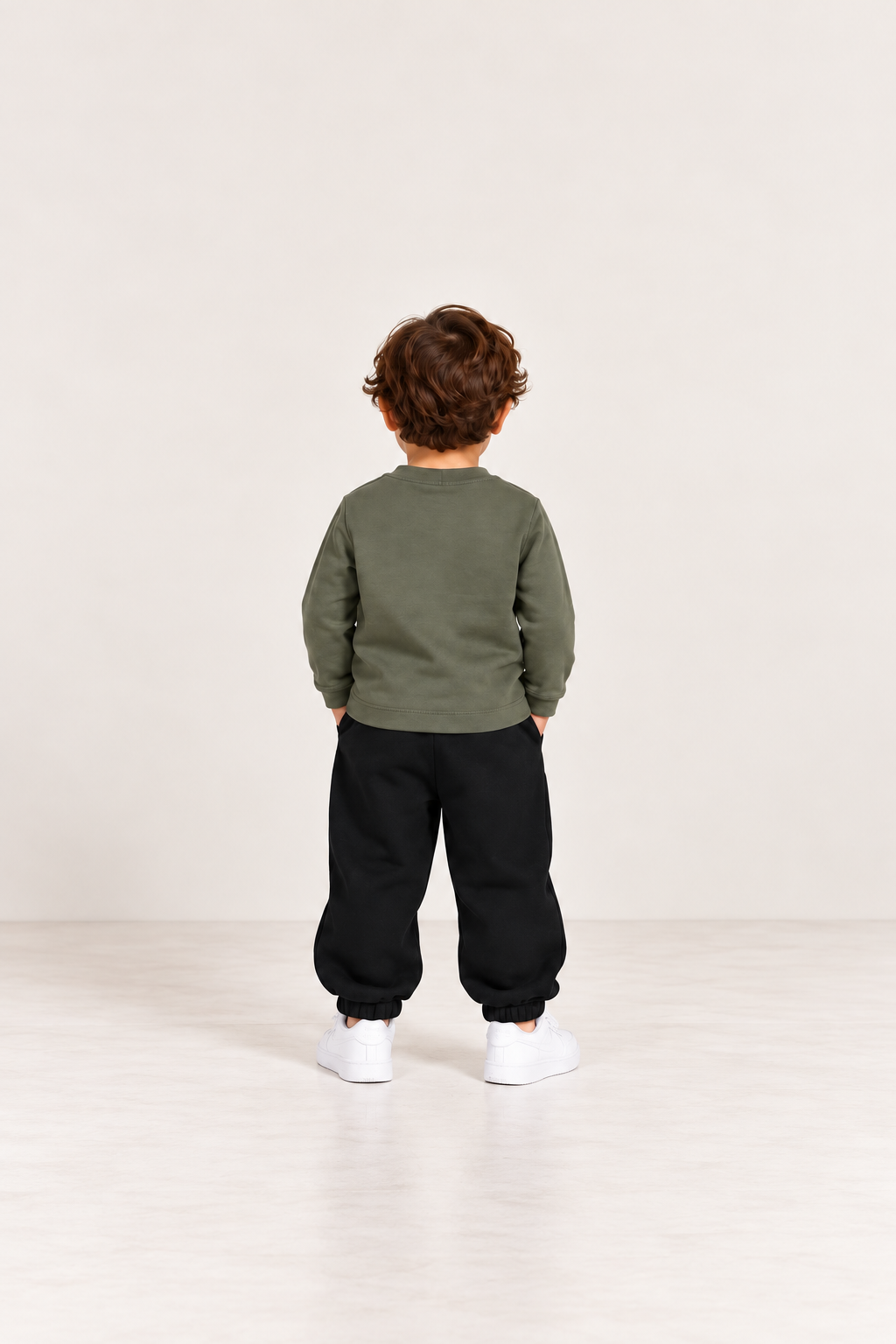 Boys' Jurassic Dino Sweat Set - Olive