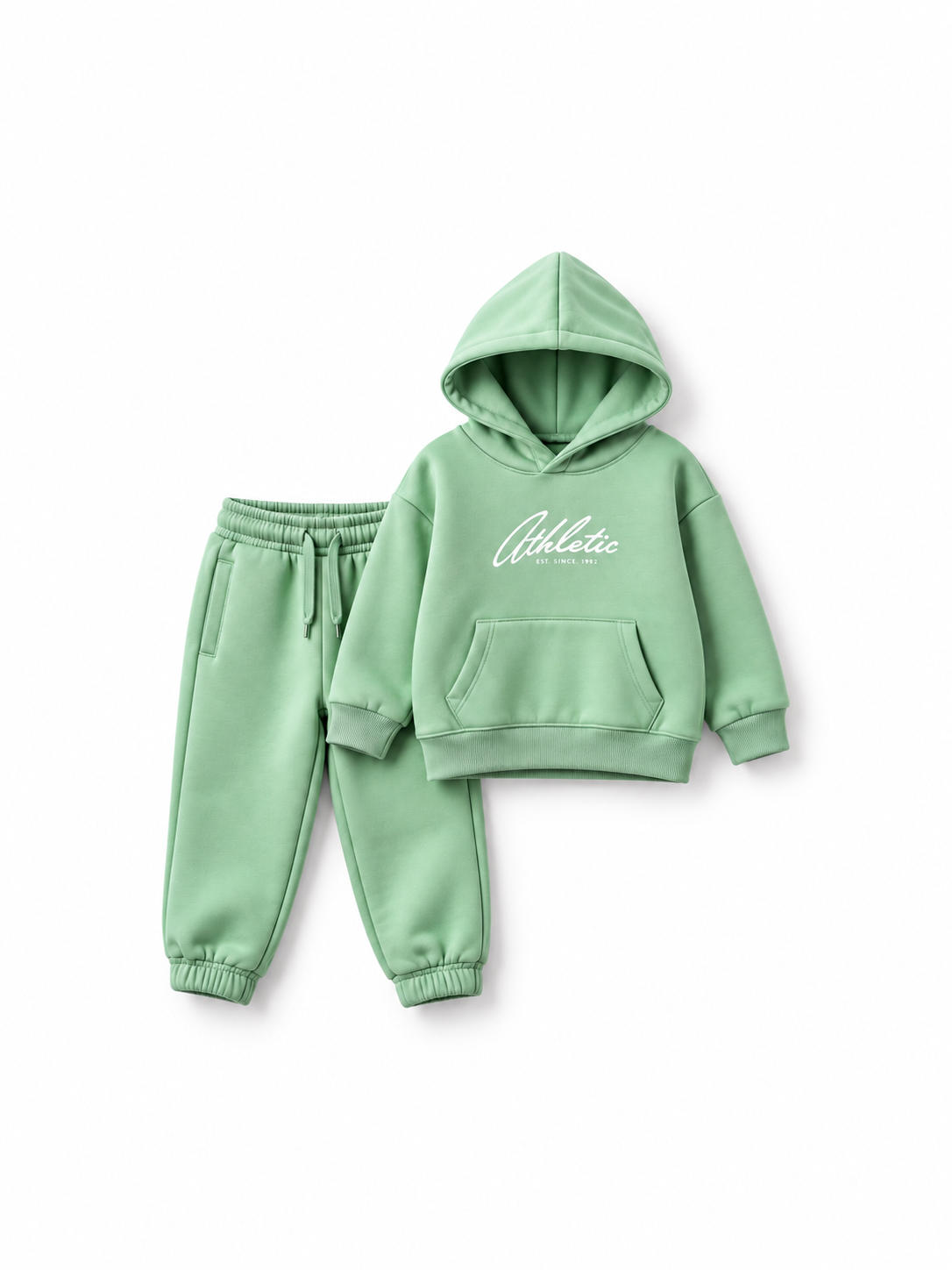 Kids' Athletic Hooded Tracksuit Set