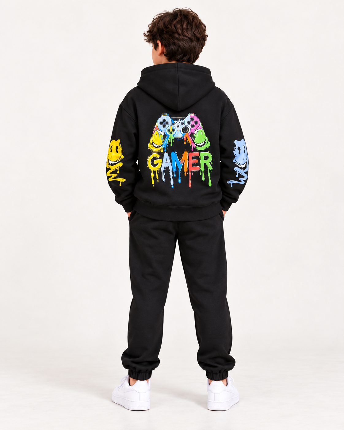 Boys' Gamer Graffiti Hooded Tracksuit