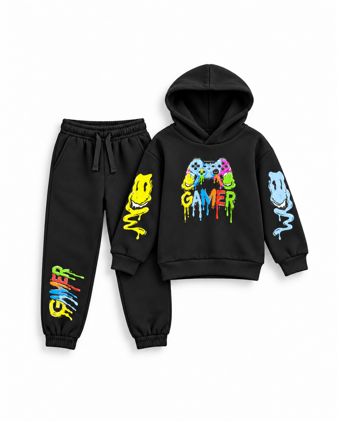 Boys' Gamer Graffiti Hooded Tracksuit