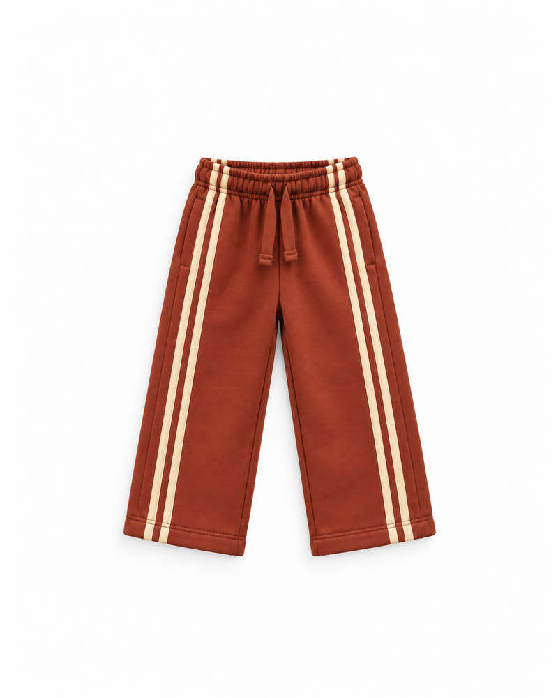 Kids' Side-Stripe Wide-Leg Trouser
