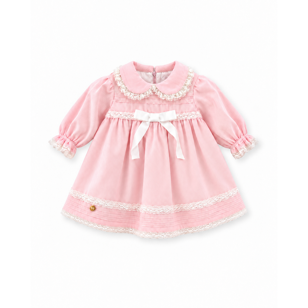 Baby Girls' Lace Collar Dress Set