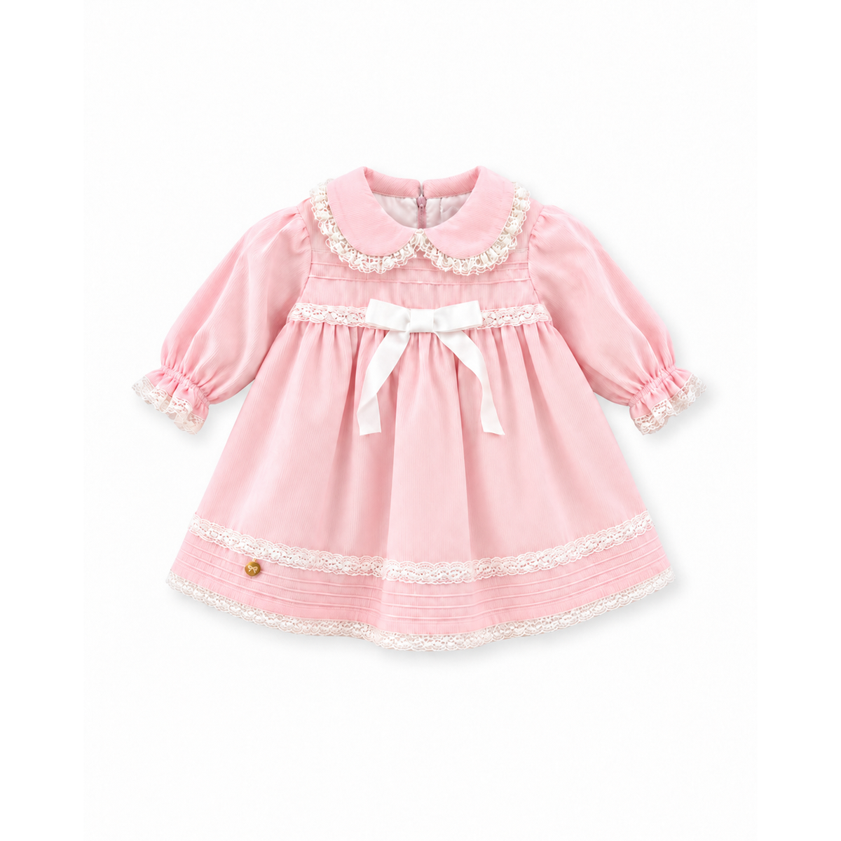 Baby Girls' Lace Collar Dress Set