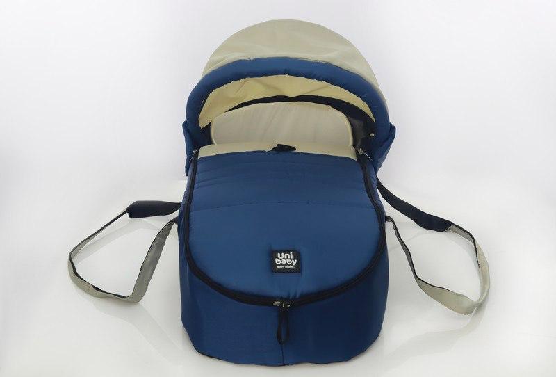 Universal Baby Carry Cot Uni Baby - Beige*Navy