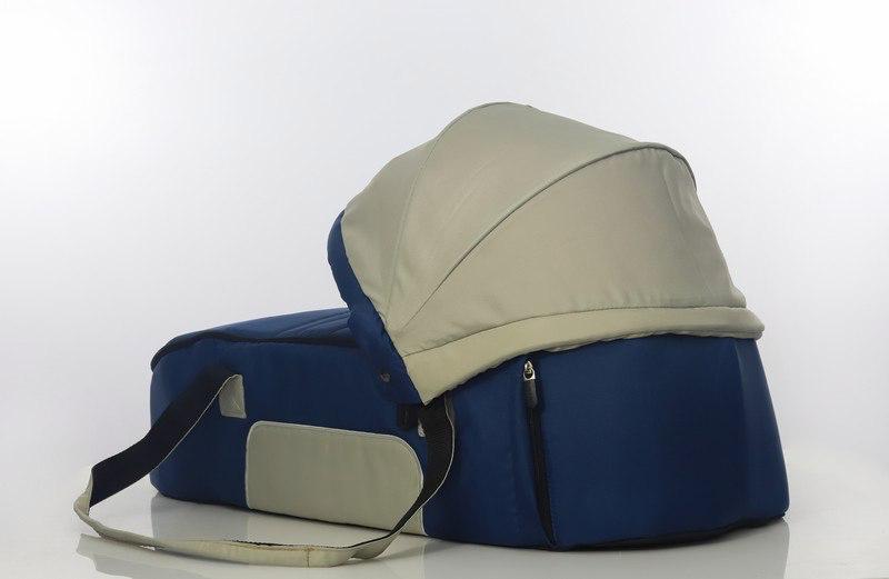 Universal Baby Carry Cot Uni Baby - Beige*Navy