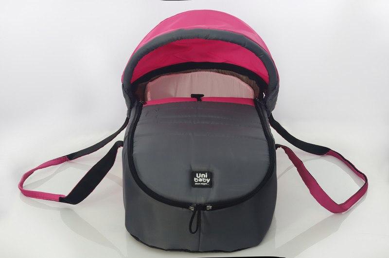 Universal Baby Carry Cot Uni Baby - Fuchsia*Gray