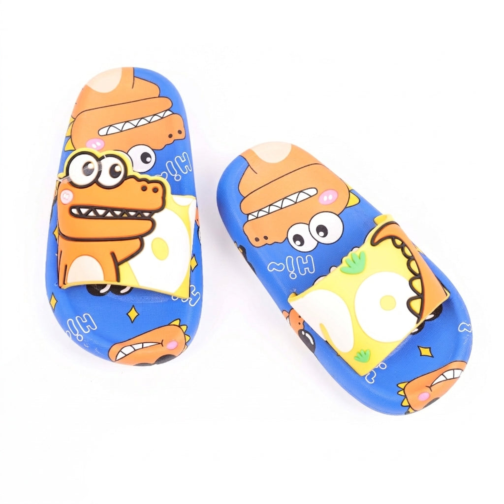 Kids Cartoon Slip-On Sandals - Orange