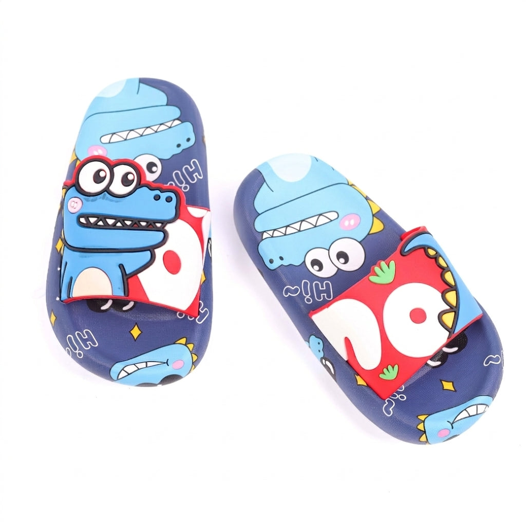 Kids Cartoon Slip-On Sandals - Orange