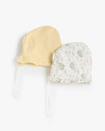 Baby Cotton Cap Set