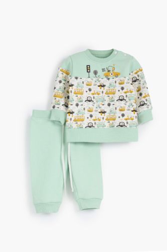 Big truck Rouned Printed Set