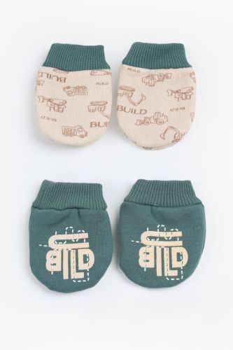 Work zone Printed Mittens