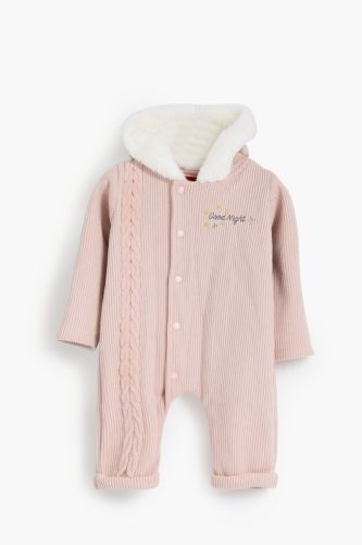 Goog night Hooded  Romper