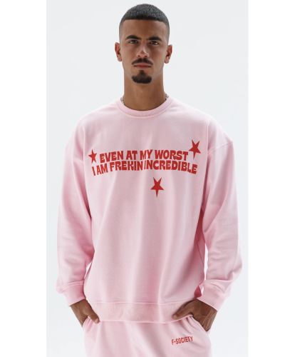 Men’s Pink Graphic Sweatshirt