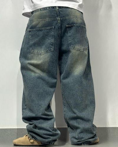 Baggy dirty washed Denim Jeans
