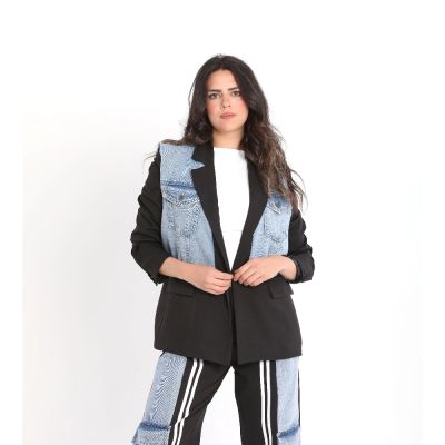 Women’s Denim Accented Blazer