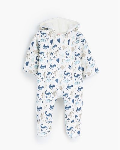 jurassic Baby Hooded One-Piece