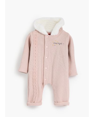 Goog night Hooded  Romper