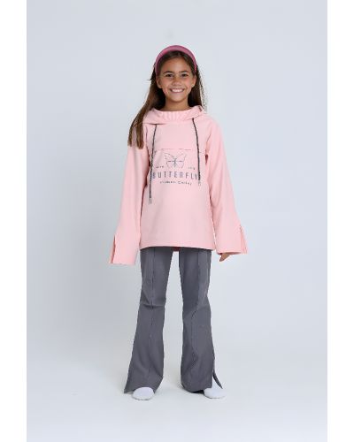 butterfly Hooded Pajamas Set